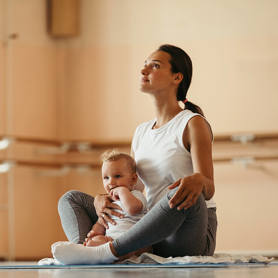 Yoga parent bébé Saint Nazaire